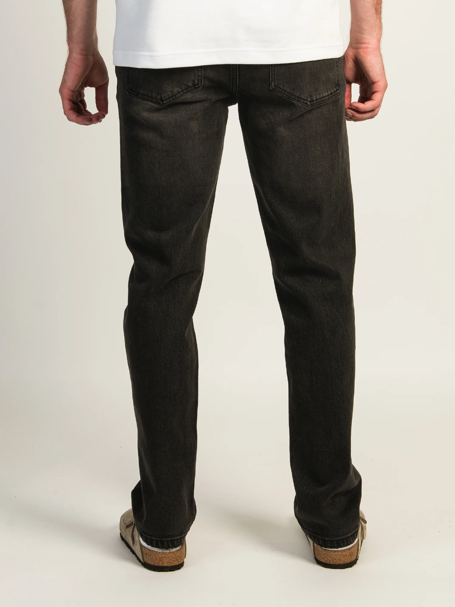 TAINTED 90'S STRAIGHT LEG DENIM - BLACK WASH - Image 4