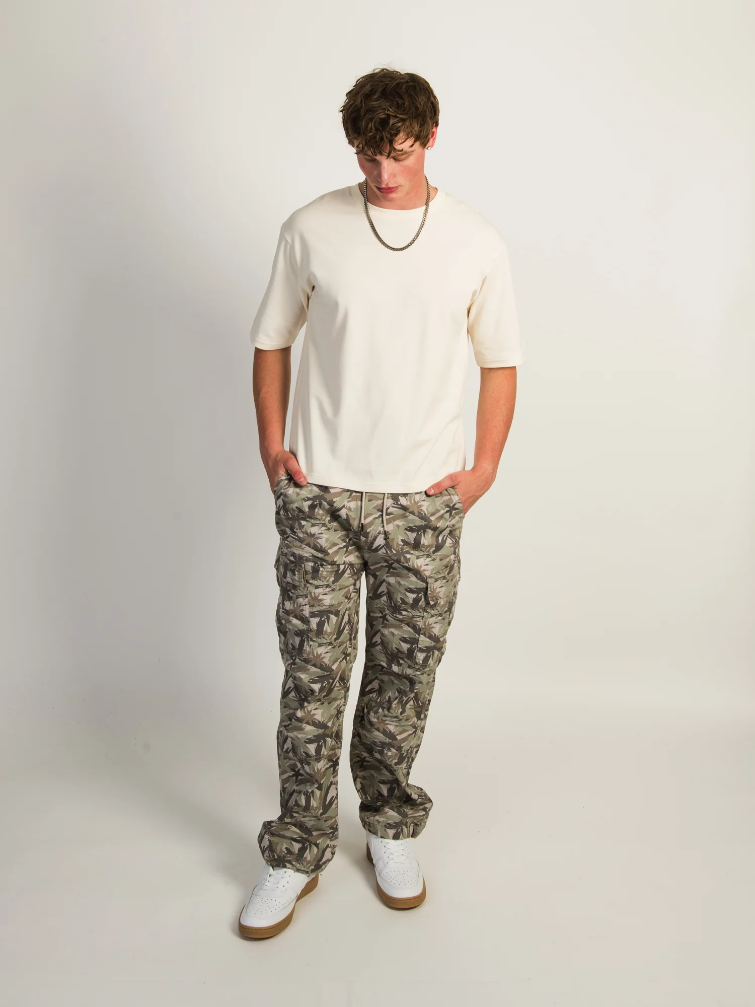 TAINTED RELAXED LIGHTWEIGHT CARGO - CAMOUFLAGE - Image 3
