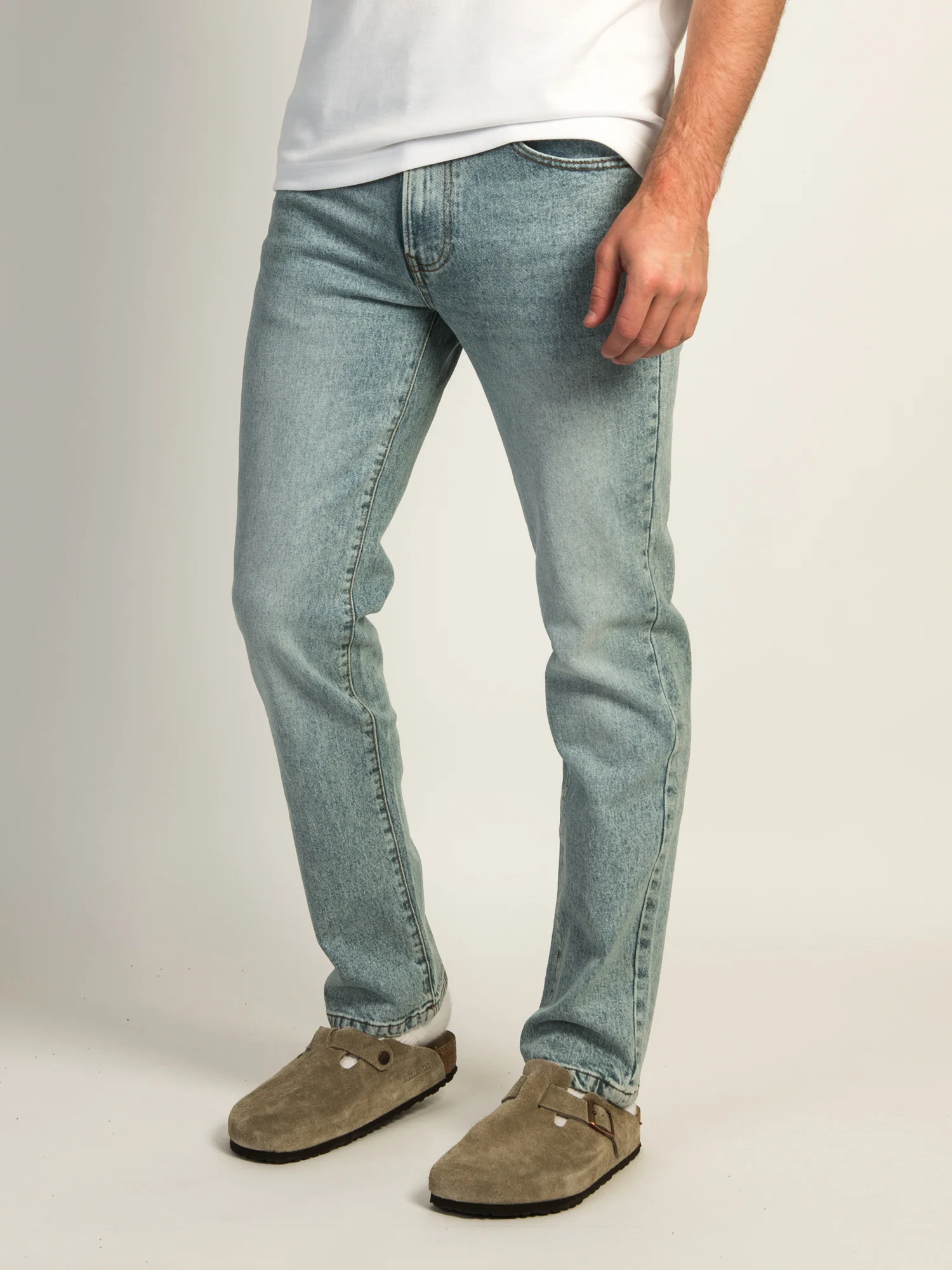 TAINTED SLIM FIT DENIM - LIGHT WASH - Image 3