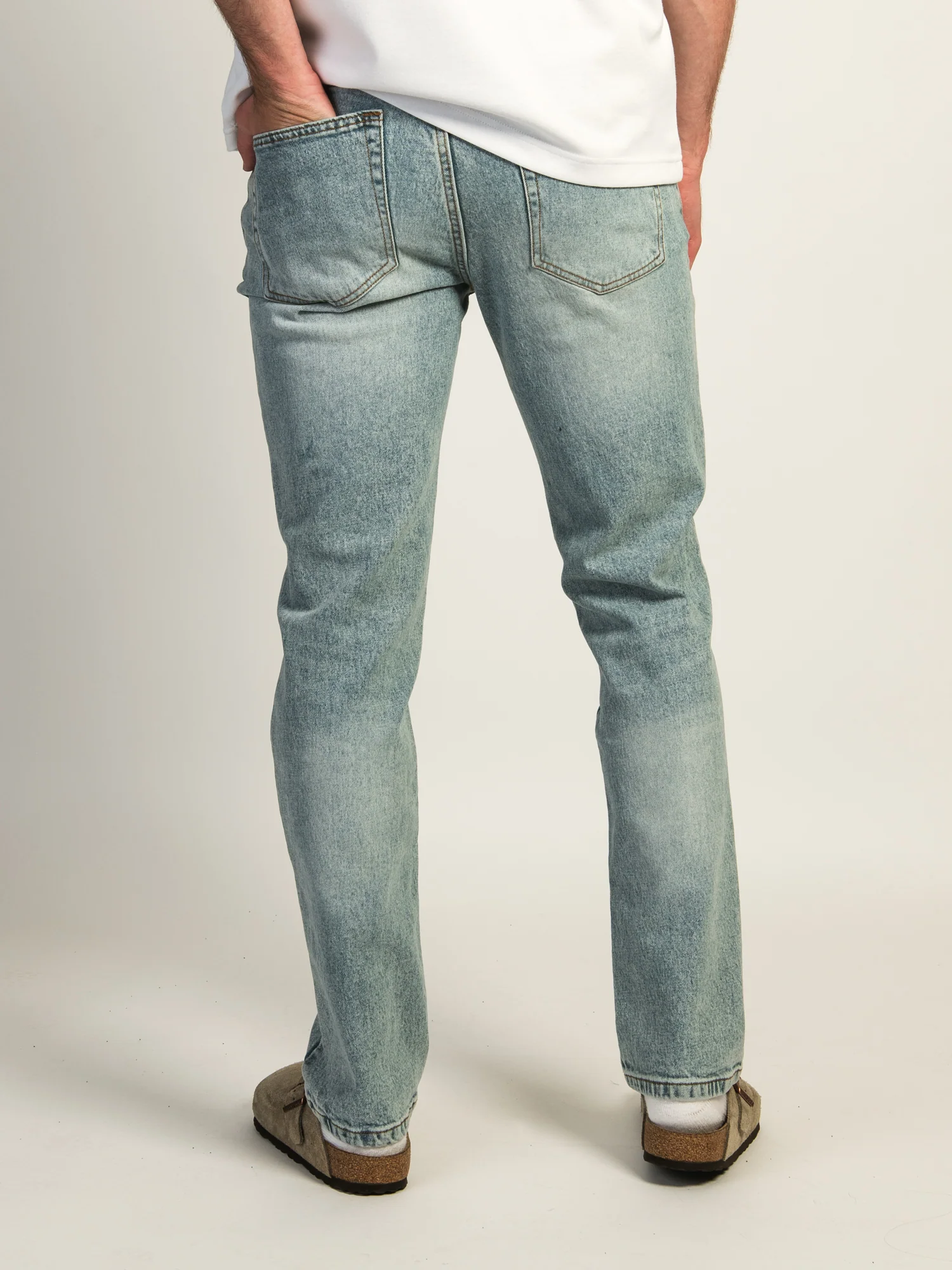 TAINTED SLIM FIT DENIM - LIGHT WASH - Image 4