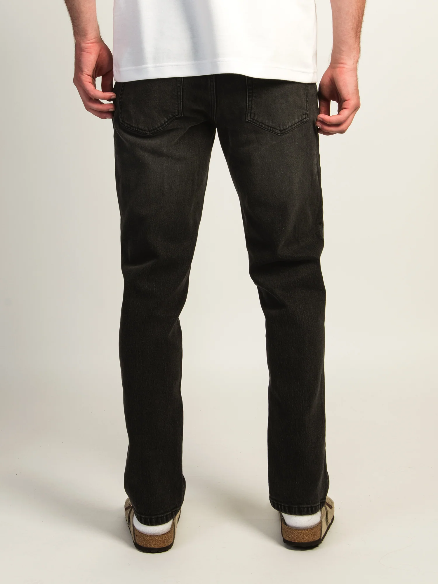 TAINTED SLIM FIT DENIM - BLACK WASH - Image 4