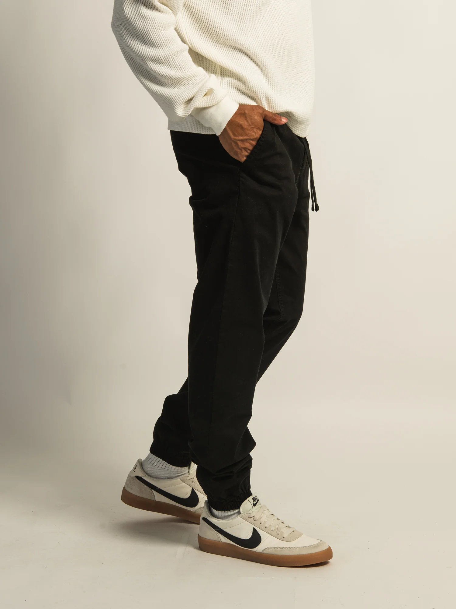 TAINTED SLIM JOGGER - BLACK - Image 3