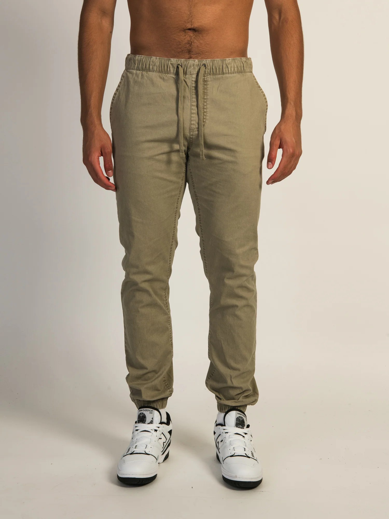 TAINTED SLIM JOGGER - KHAKI - Image 3