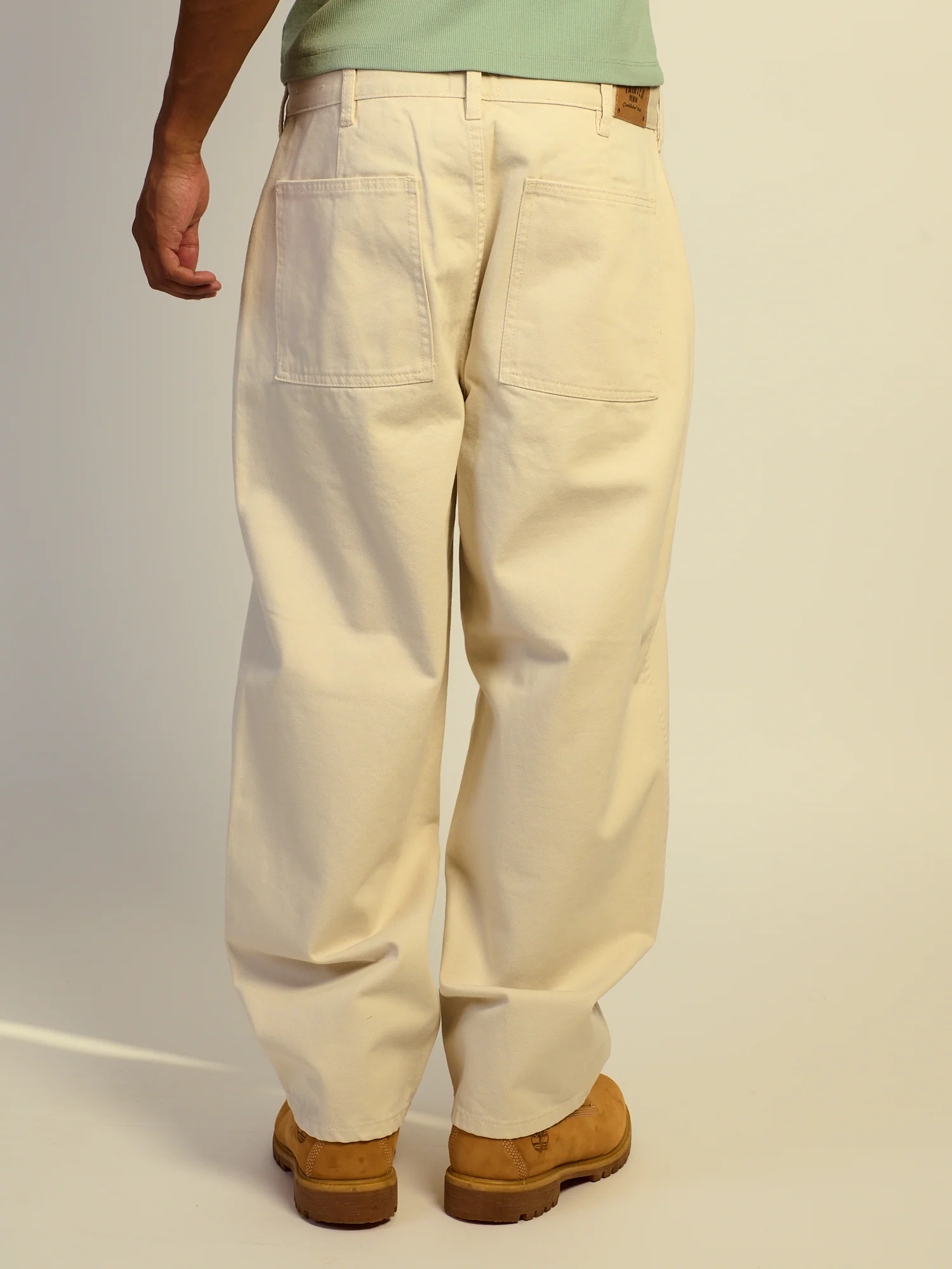 TAINTED WIDE TAPER JEAN - OFF WHITE - Image 4