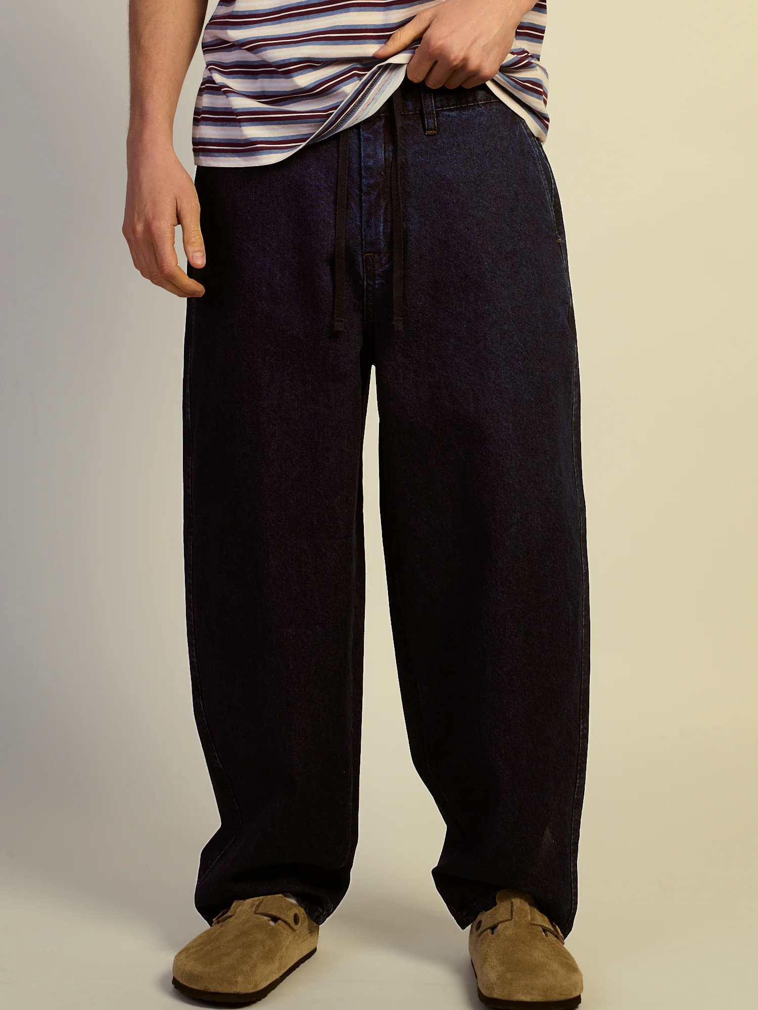 TAINTED WIDE TAPER JEAN - RINSED - Image 2