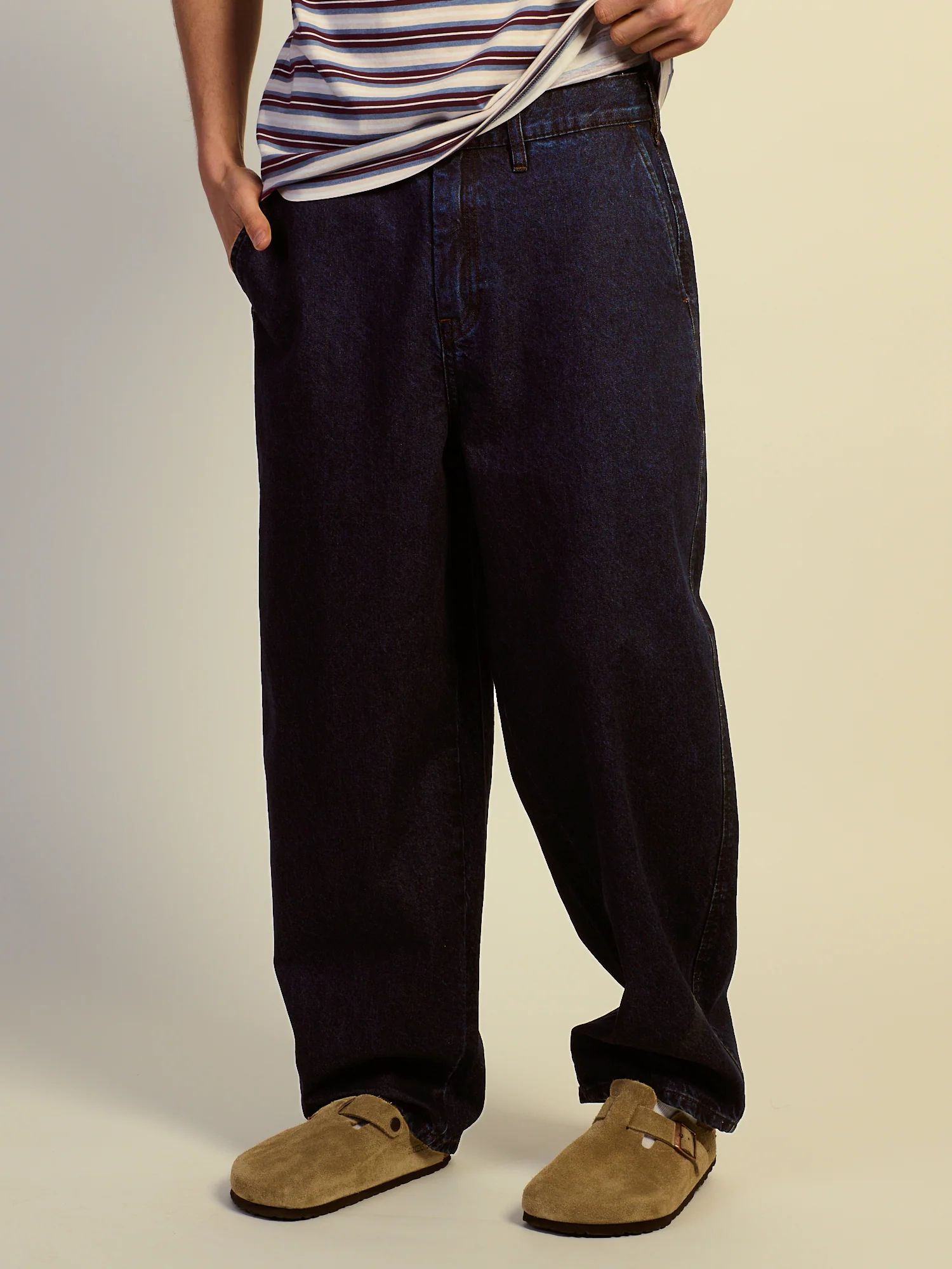 TAINTED WIDE TAPER JEAN - RINSED - Image 4