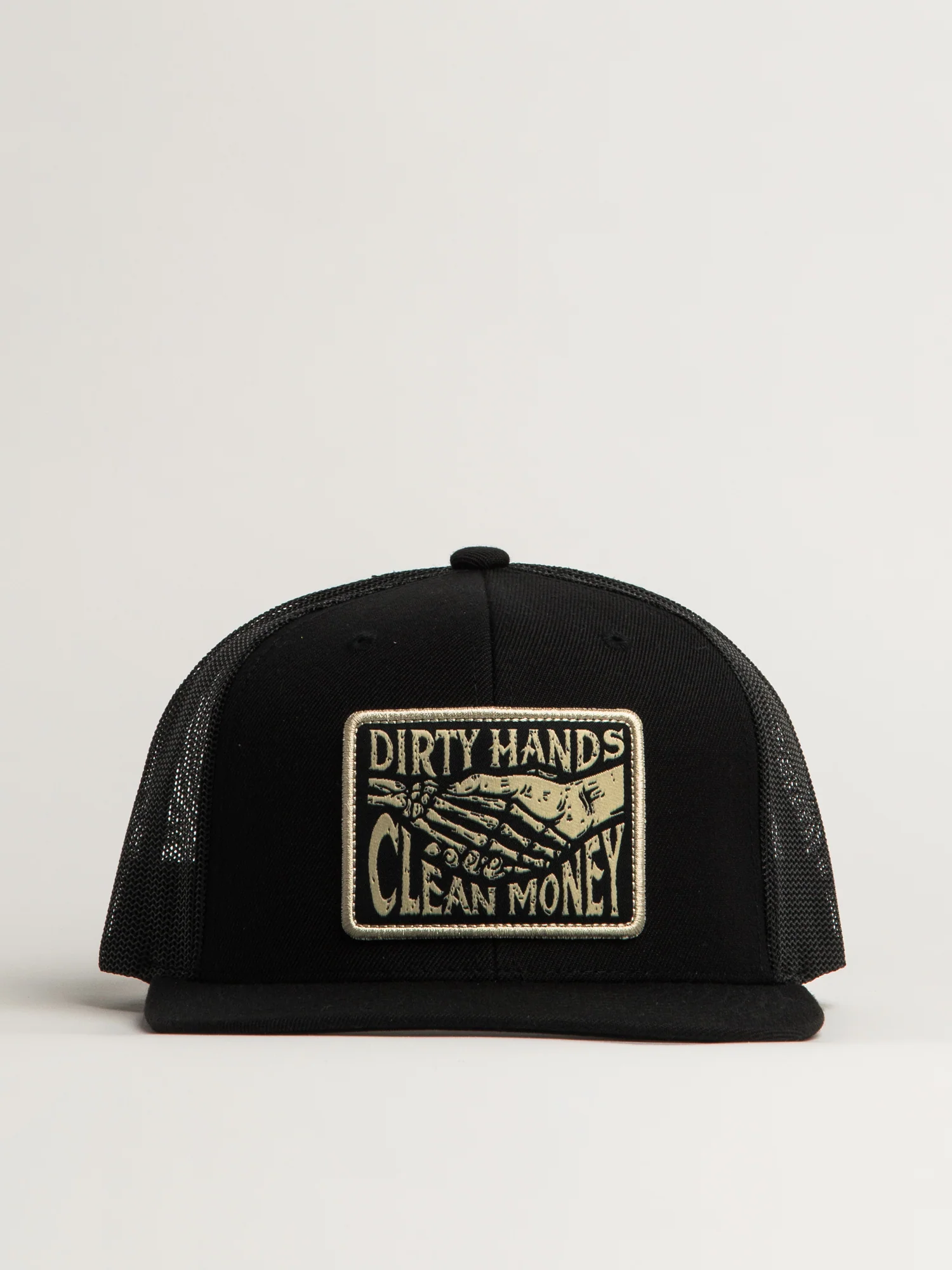TROLL CO. HAGGLER BOX PATCH FLAT BRIM TRUCKER - Image 2