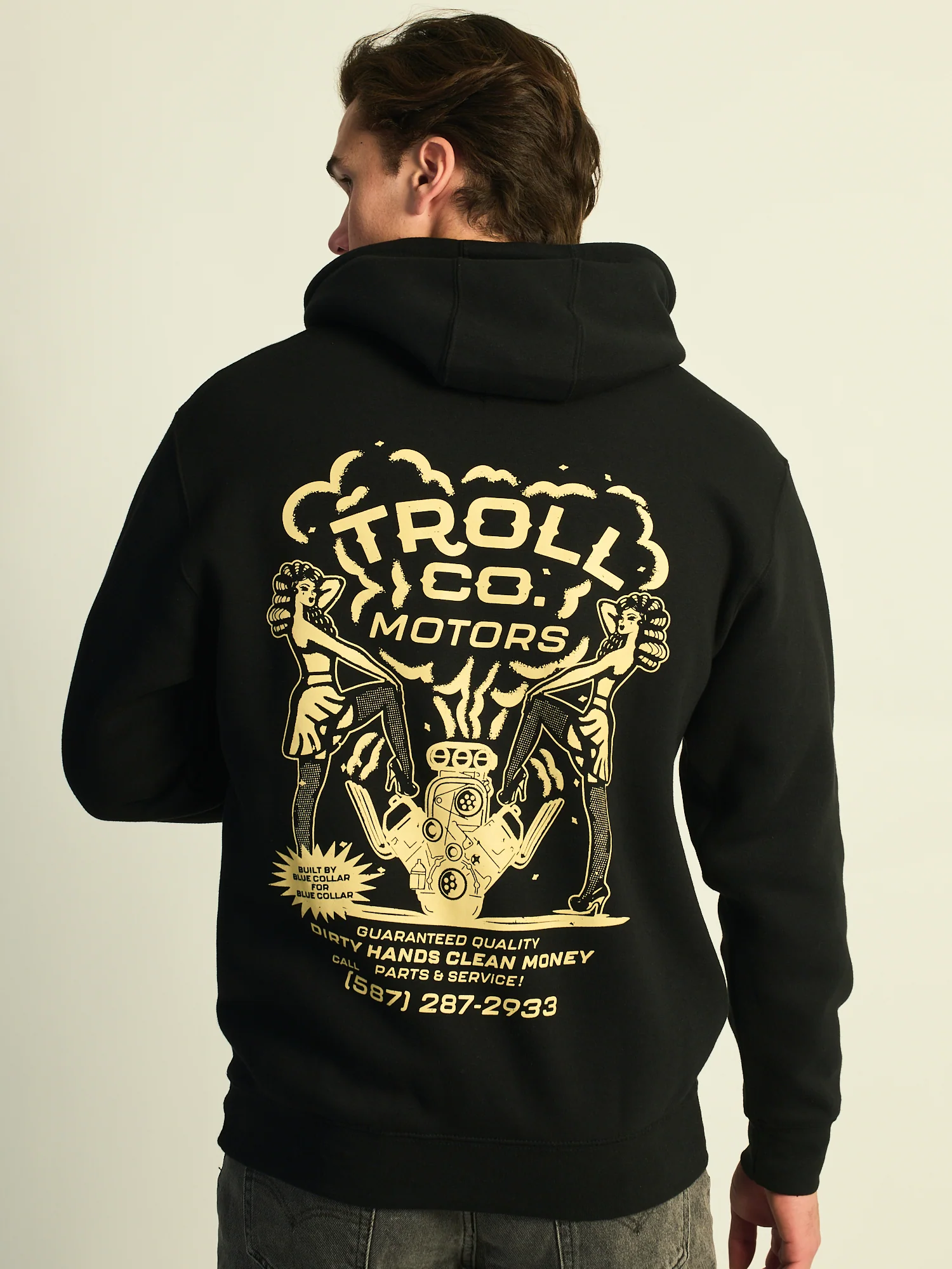 TROLL CO. TROLL CO MOTORS PULLOVER HOODIE