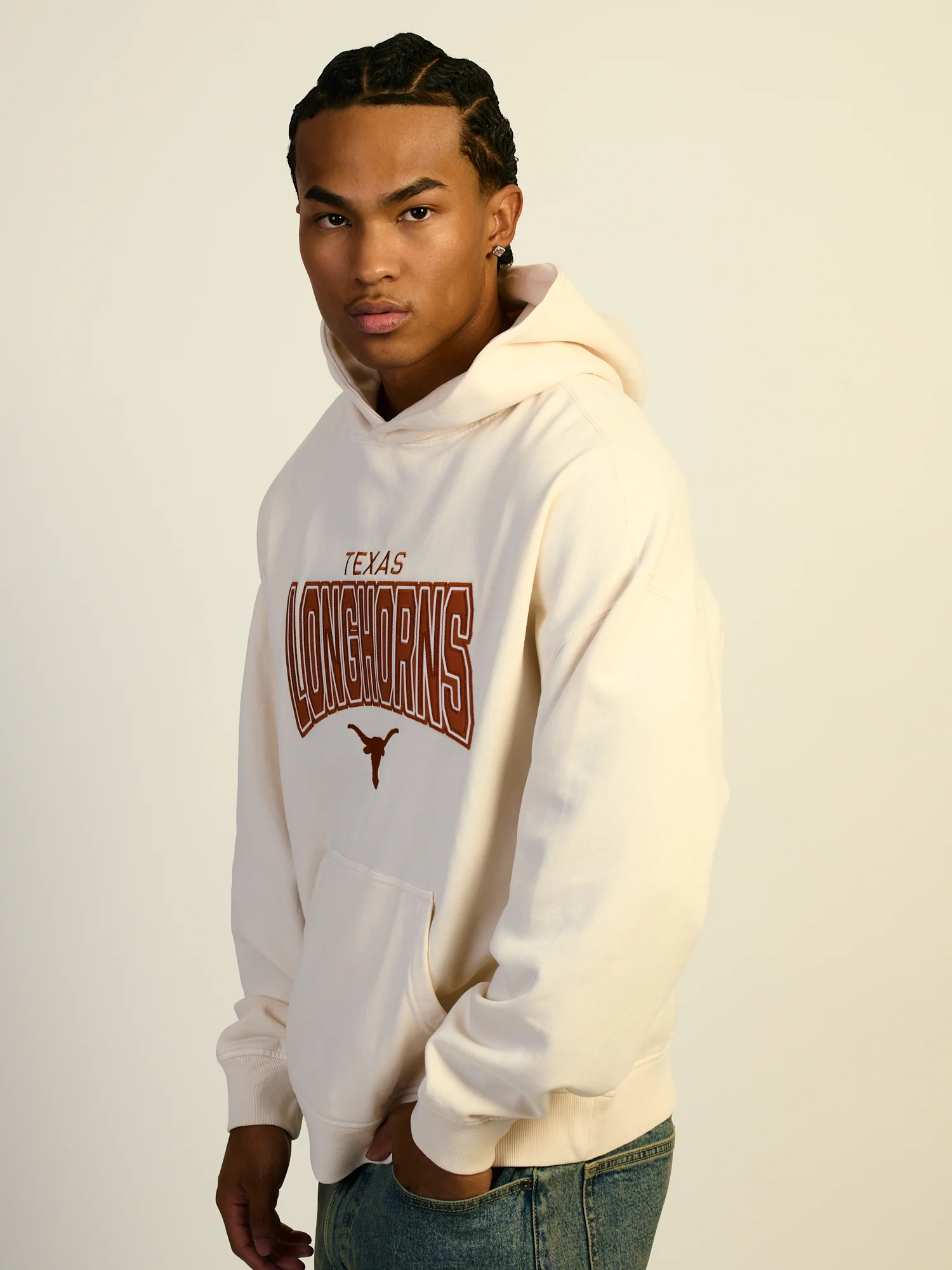 NCAA TEXAS PULLOVER EMBROIDERED HOODIE - Image 4