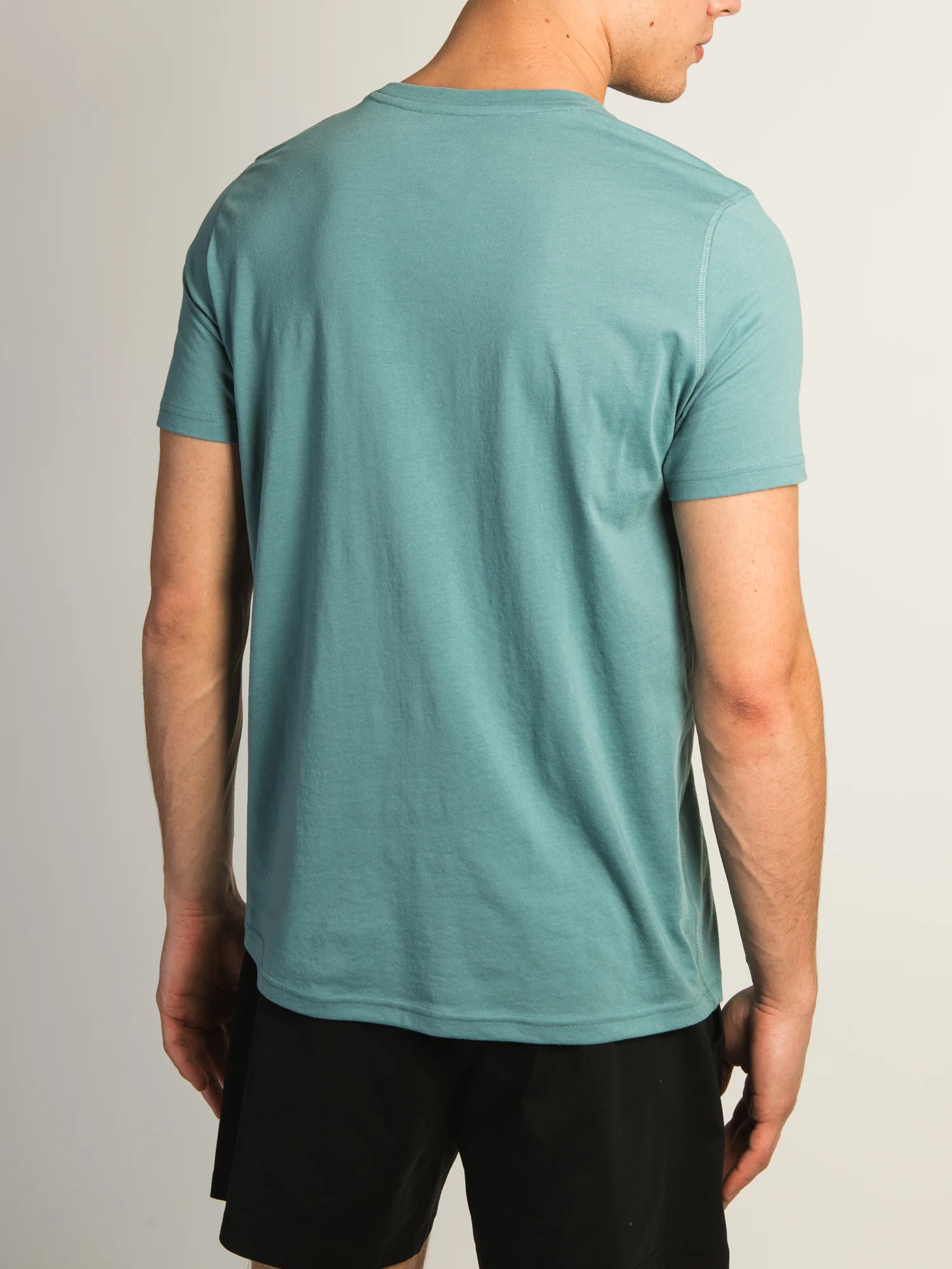 VICTOR CREWNECK TEE - TEAL - Image 5