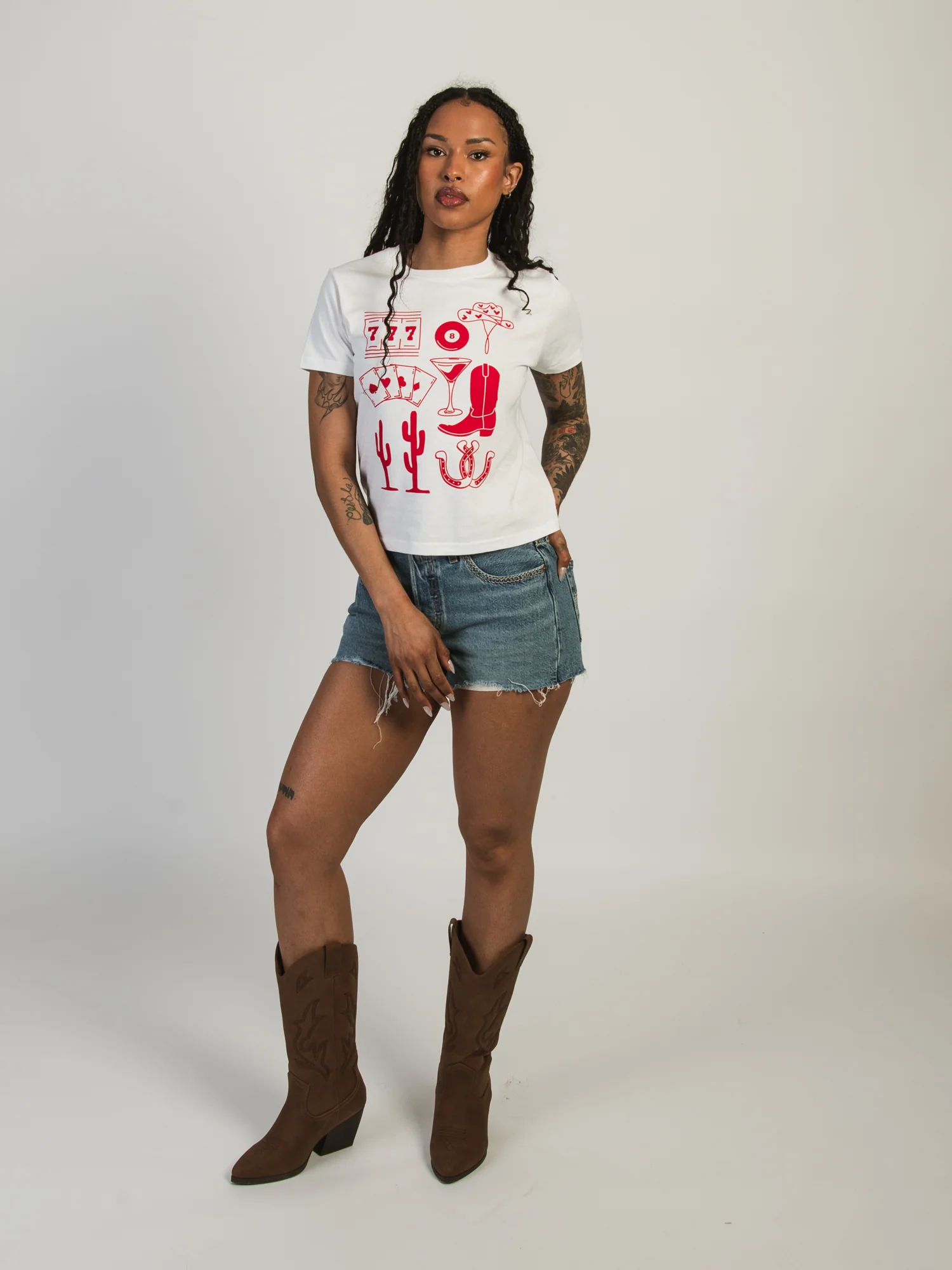 WESTERN COLLAGE BOXY TEE - Image 2