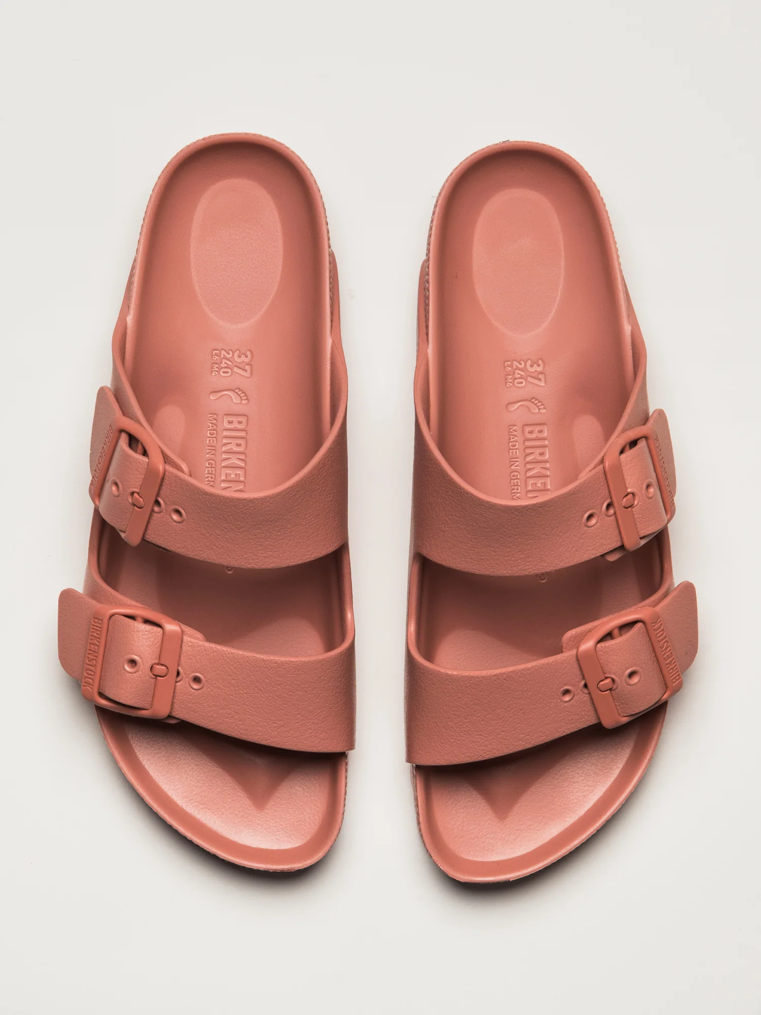 WOMENS BIRKENSTOCK ARIZONA EVA SANDALS - PINK CLAY - Image 4