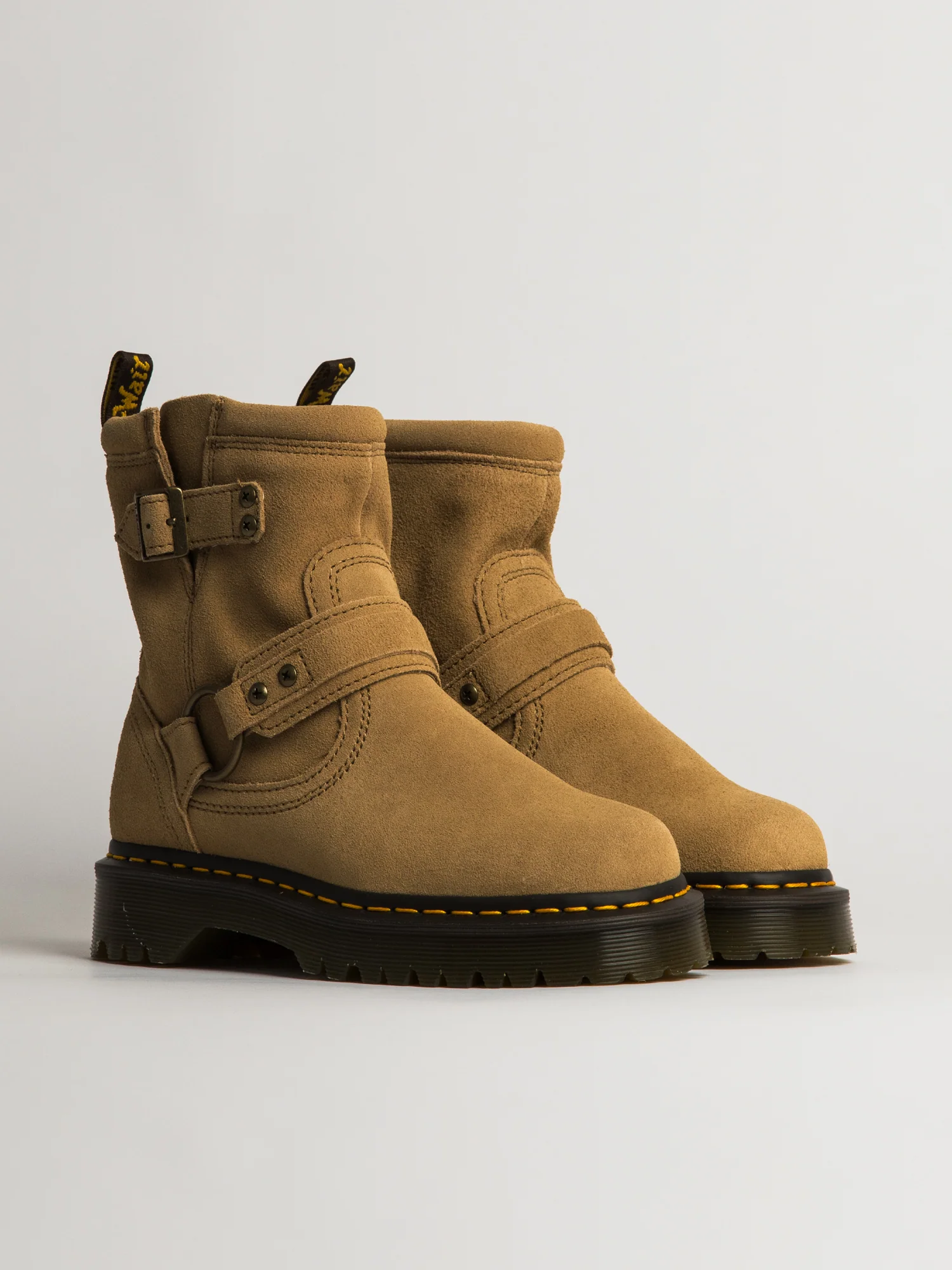 WOMENS DR MARTENS ANISTONE HRNS - TAN - Image 2