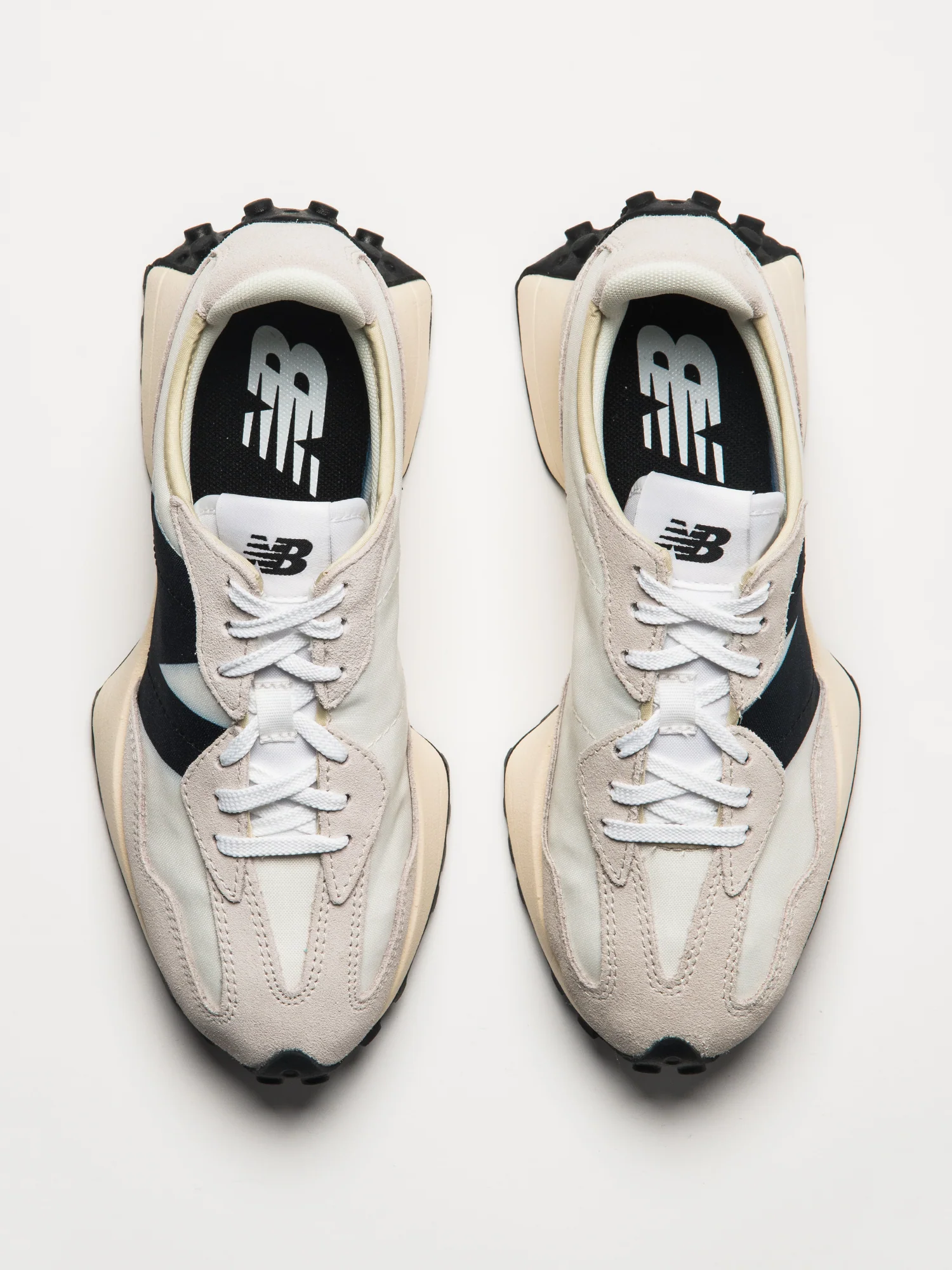 WOMENS NEW BALANCE THE 327 SNEAKER - SEA SALT/WHITE - Image 4