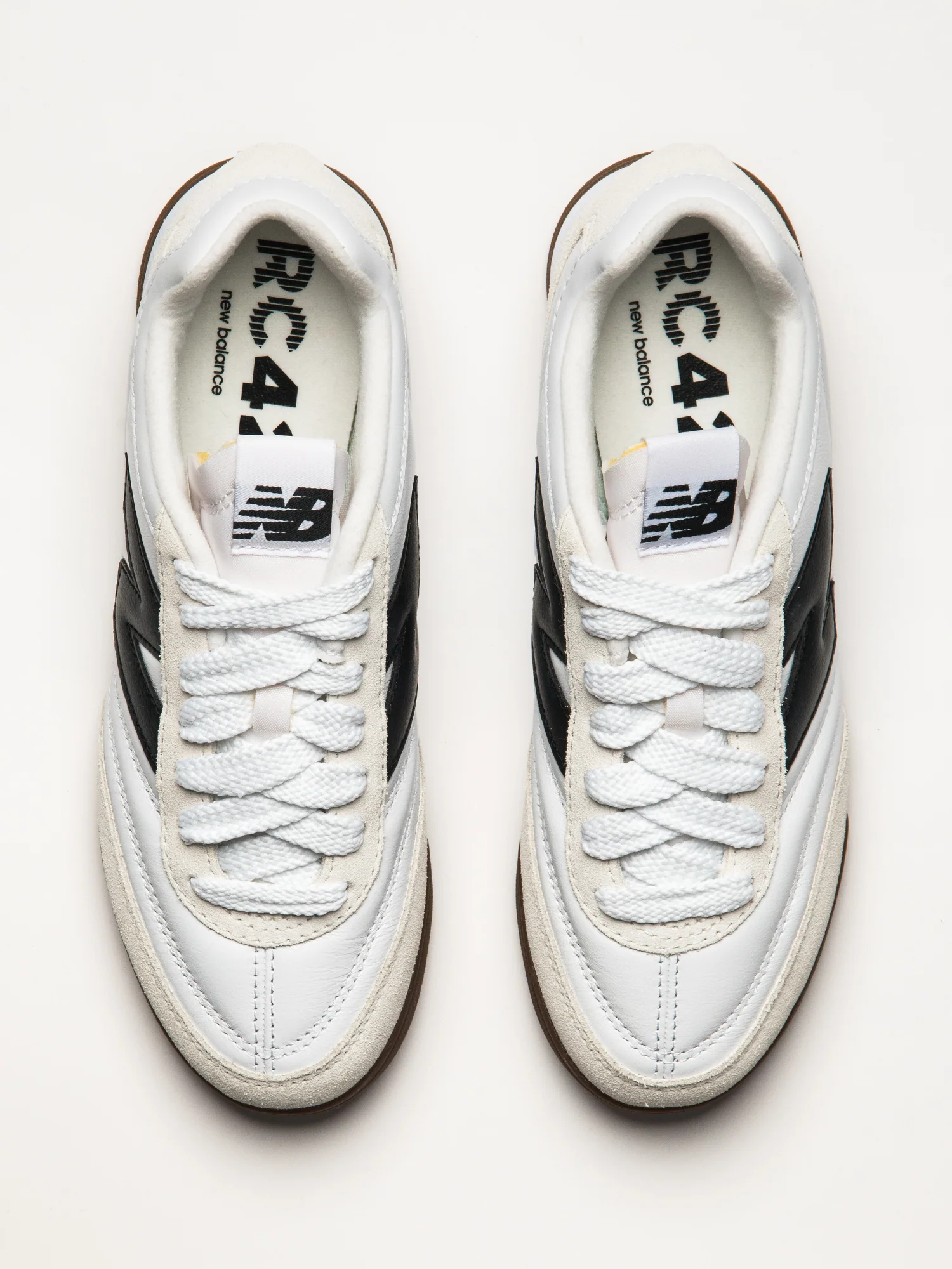 WOMENS NEW BALANCE THE RC42 SNEAKER - WHITE/BLACK - Image 4