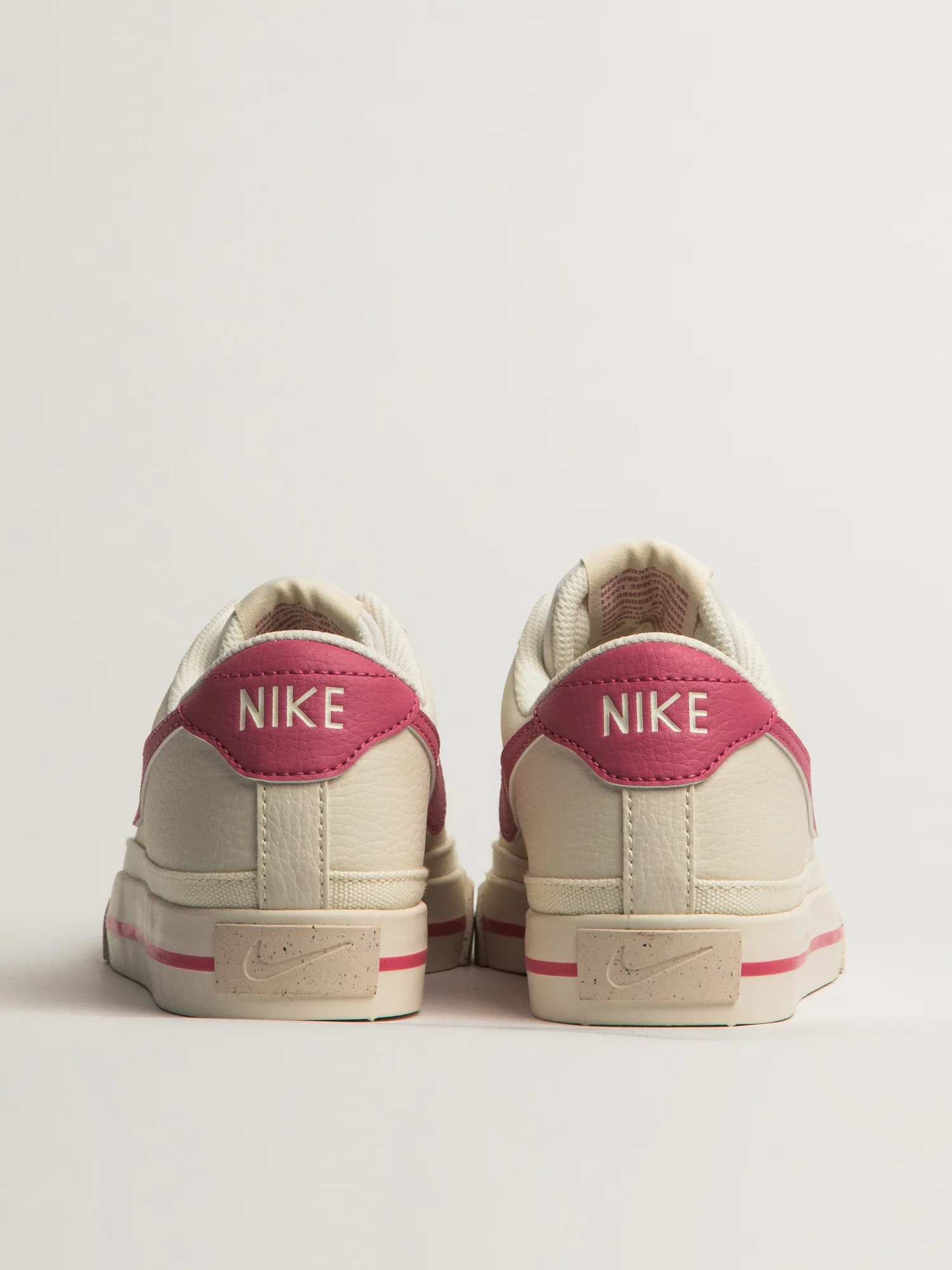 WOMENS NIKE COURT LEGACY NEXT NATURE SNEAKER - WHITE/PINK - Image 5