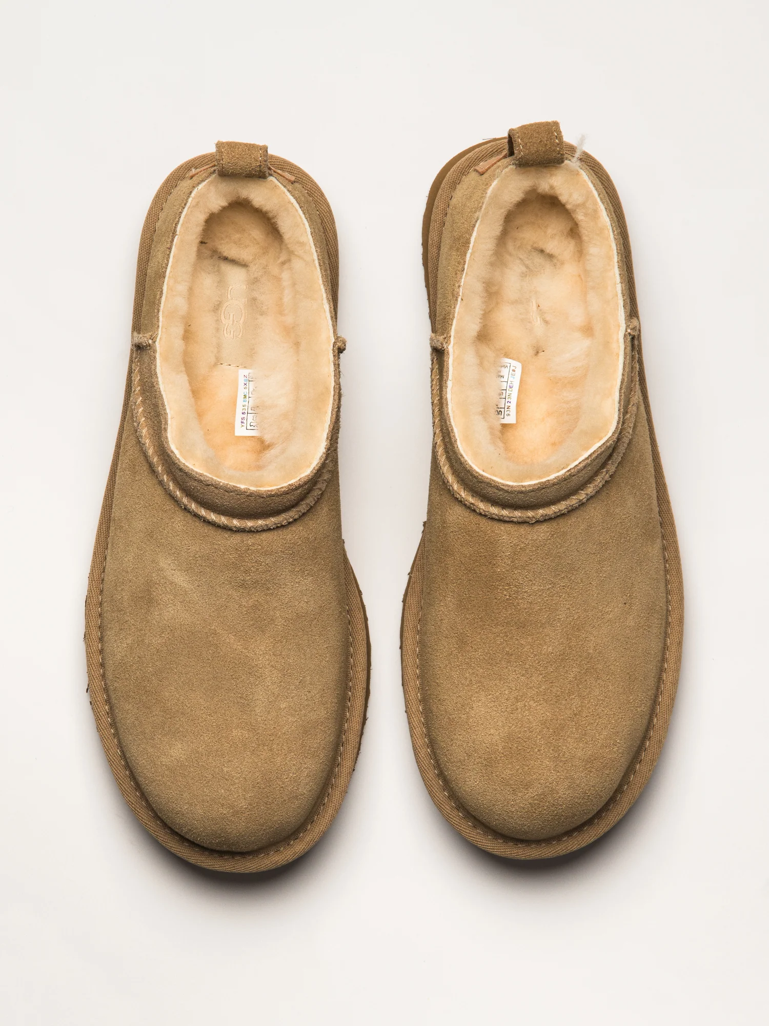 WOMENS UGG CLASSIC MICRO SLIPPER - SAND - Image 4