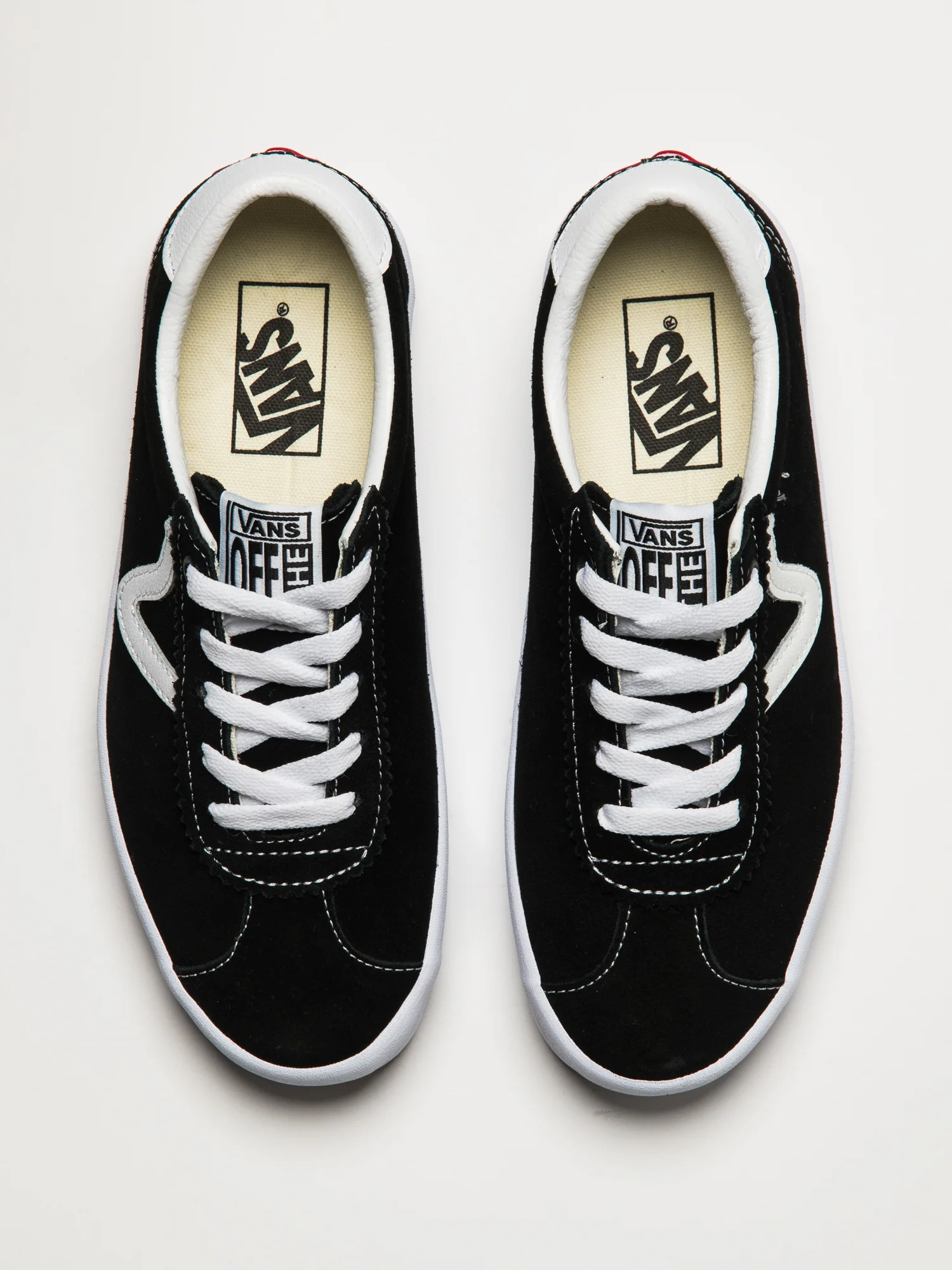 WOMENS VANS SPORT LO SNEAKER - BLACK/WHITE - Image 4